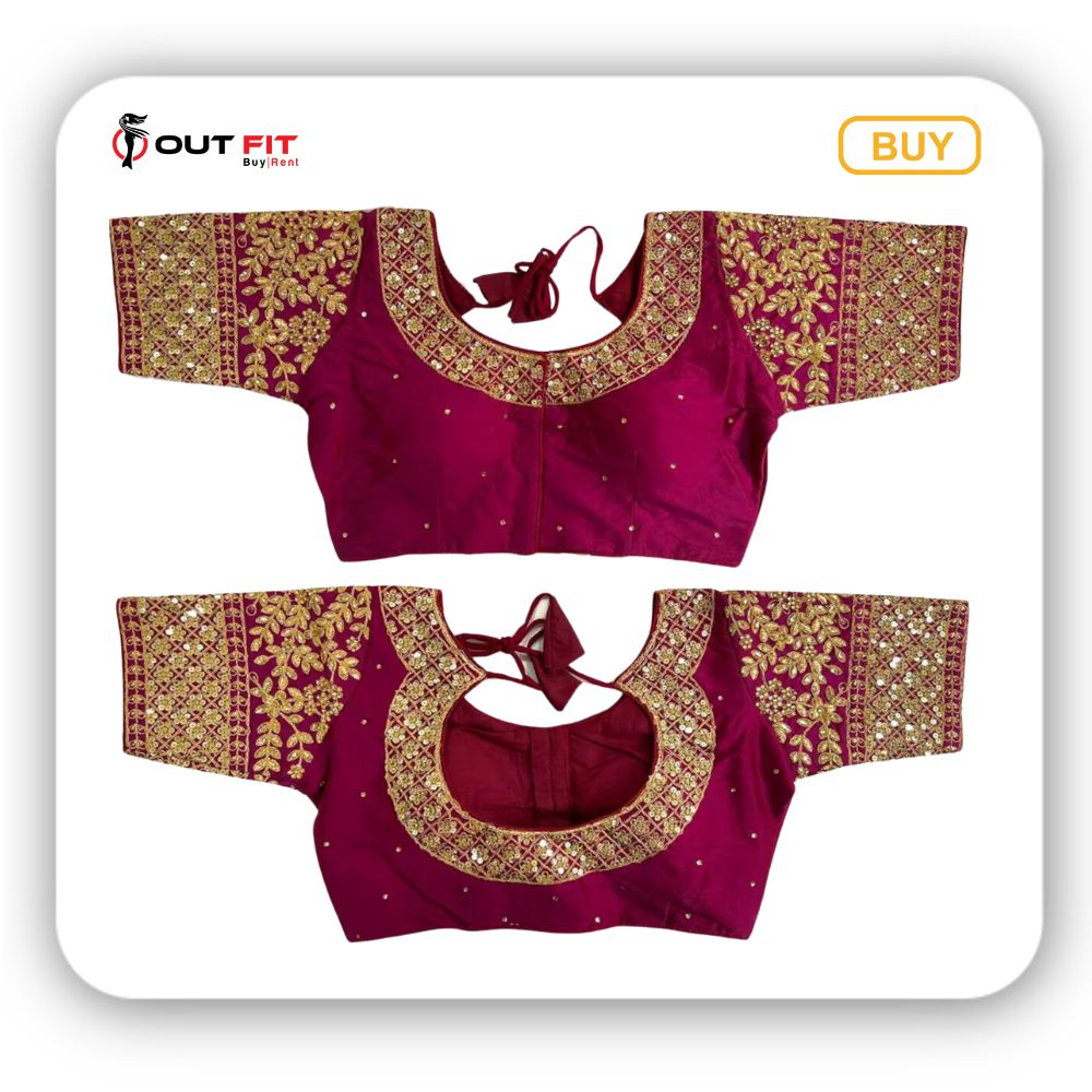 Buy Stitched Embroidery Blouse Online Now at Lowest Price (4)