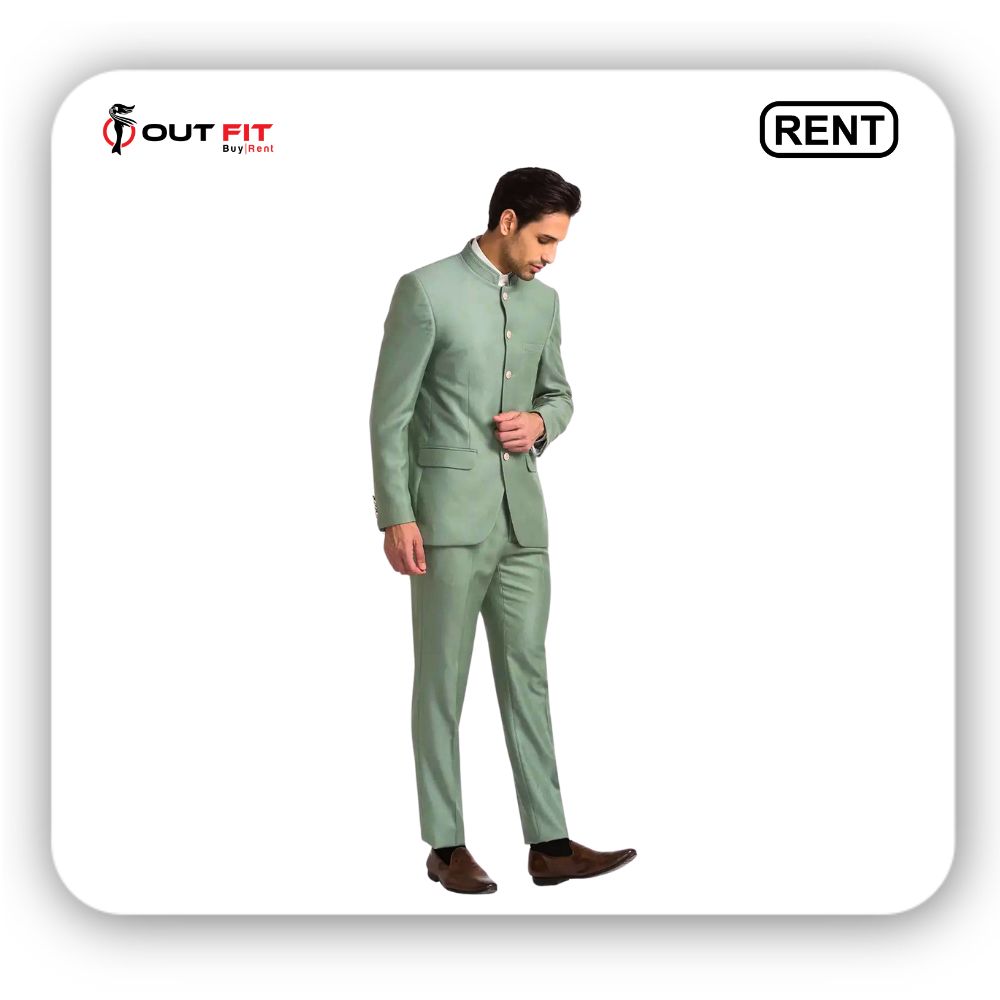 Rent Men's Raymond Green Contemporary Fit Suit in Bangalore -