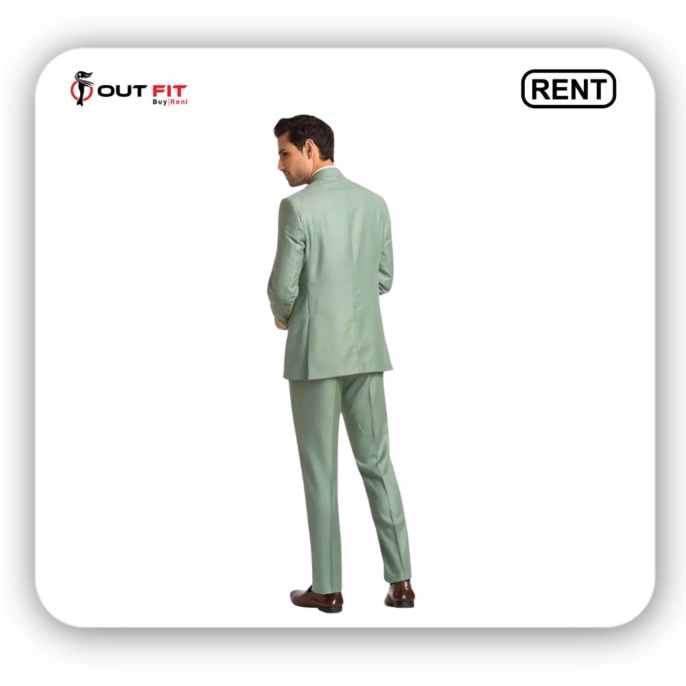 Rent Men's Raymond Green Contemporary Fit Suit in Bangalore -