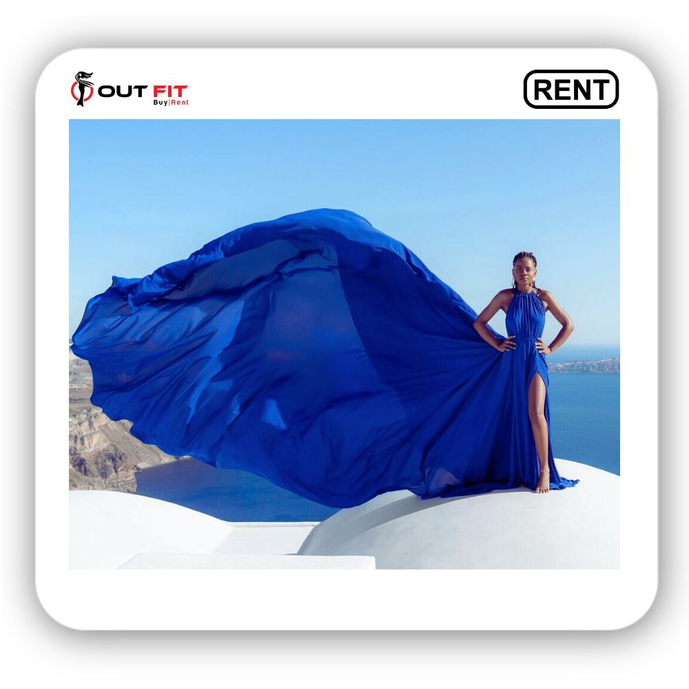 Rent Your Dream Dress_ Blue Long Flying Dress Outfit Rental Shop (2)