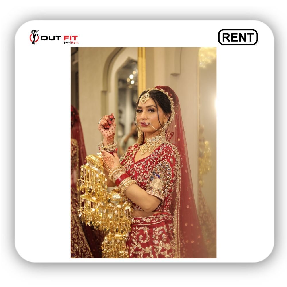 Rent Designer Bridal Lehenga Bangalore _ Outfit Rental Shop (3)