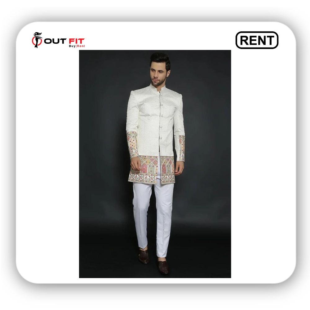 Rent Jodhpuri Embroidered Sherwani in Bangalore (3)