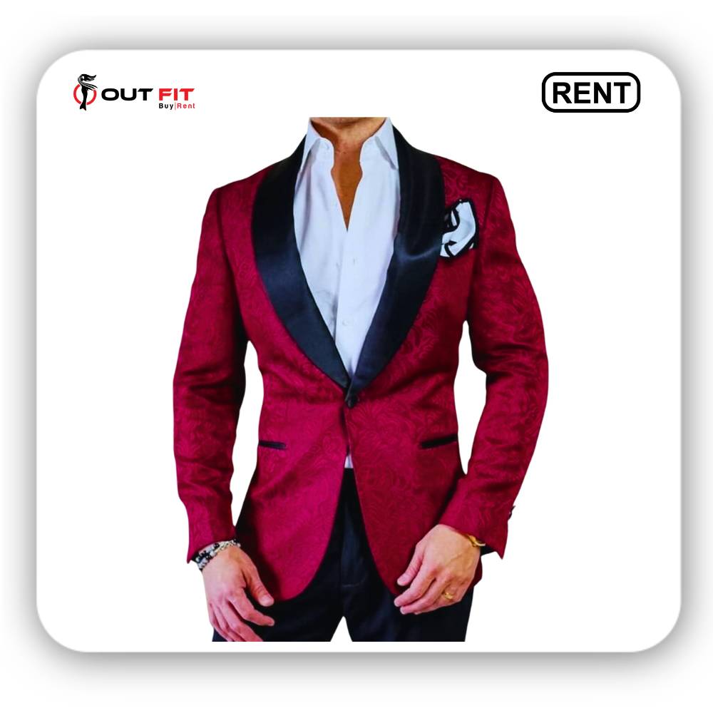 2 piece slim fit suit for men on rent in Bangalore