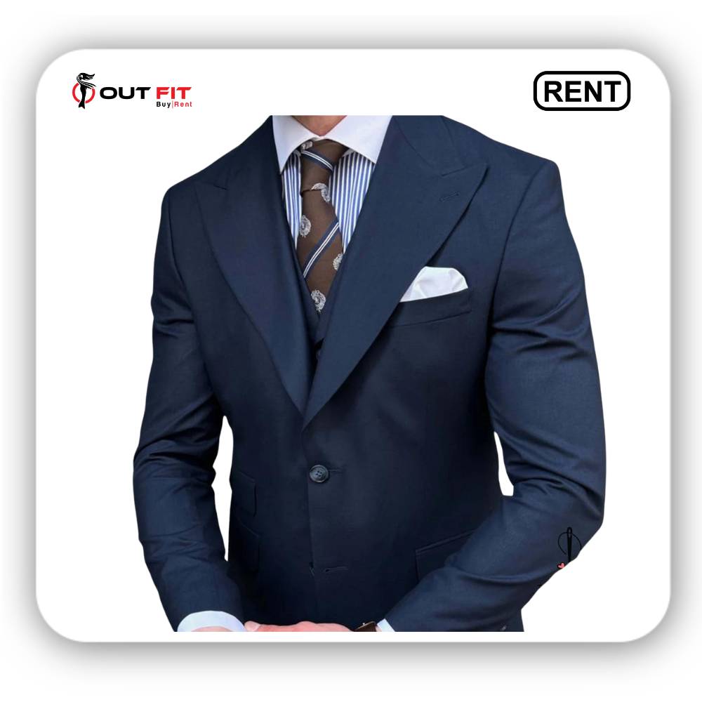 Men Slim Fit classy Suit on rent in Bangalore (3)