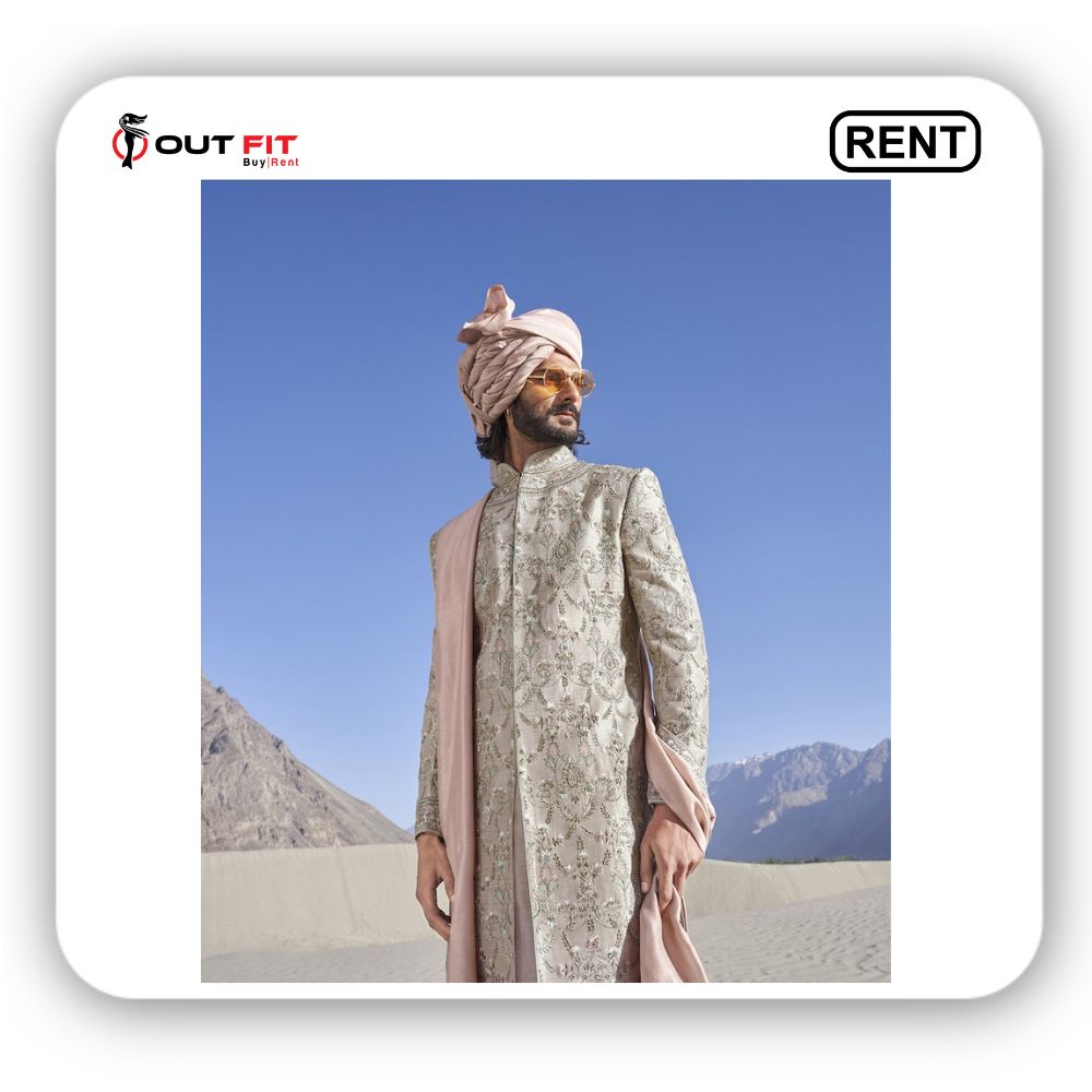 Rent Designer Achkan Sherwani for Groom In Bangalore