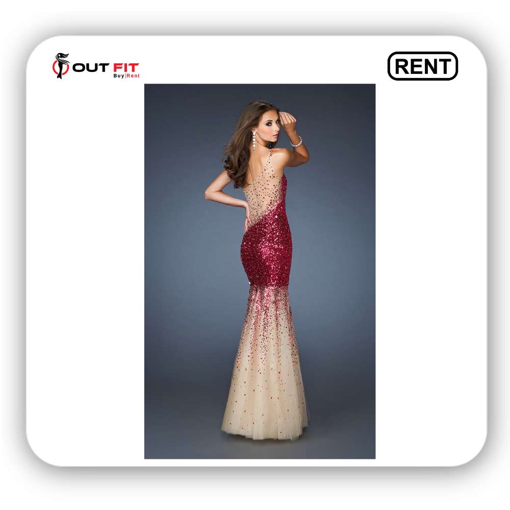 One Shoulder Mermaid Gown For Wedding Bride On Rent Bangalore