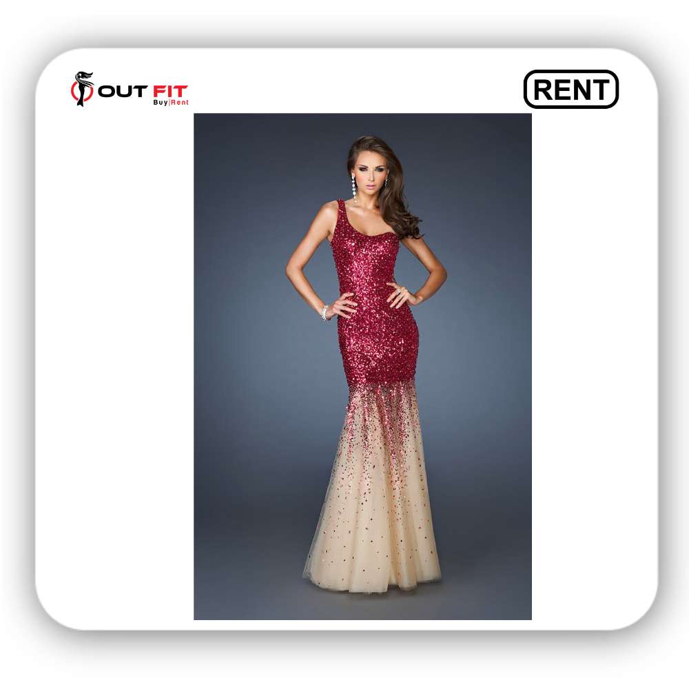 One Shoulder Mermaid Gown For Wedding Bride On Rent Bangalore