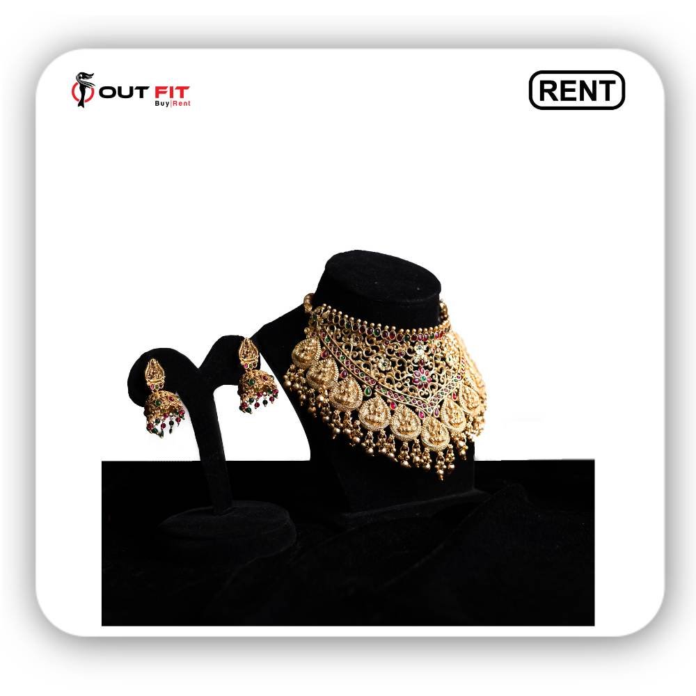 antique neck set on rent in bangalore Antique Neck Set on Rent in Bangalore – Outfit Rental Shop