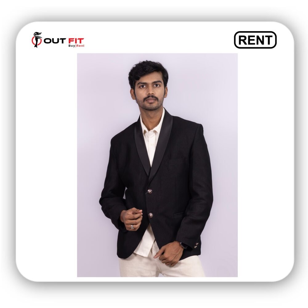 Rent Black Men Stylish Blazers in Bangalore - Outfit Rental Shop Rent Black Men Stylish Blazers in Bangalore - Outfit Rental Shop