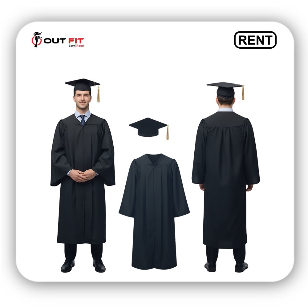 convocation dress and graduation gown and cap for rent in bangalore