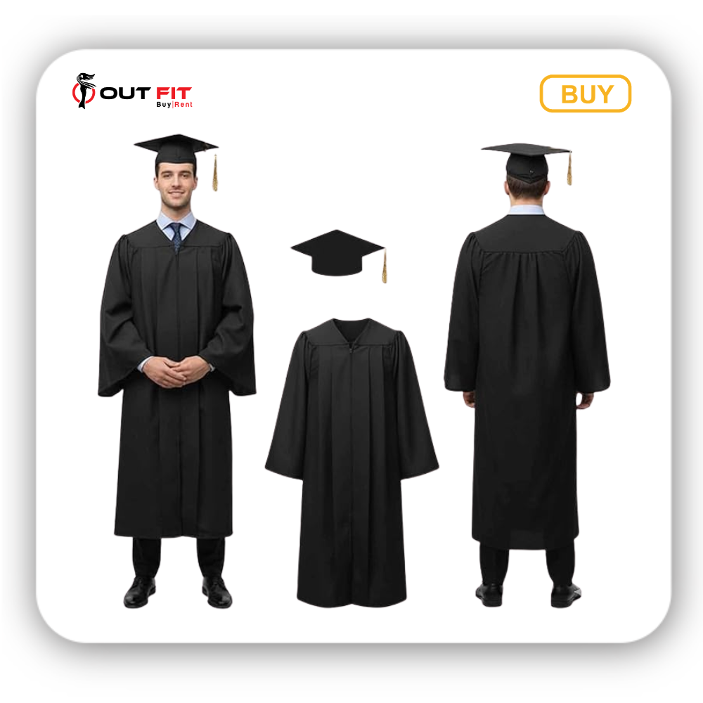 Buy Convocation Dress Without Zip in Bangalore | Graduation Gown
