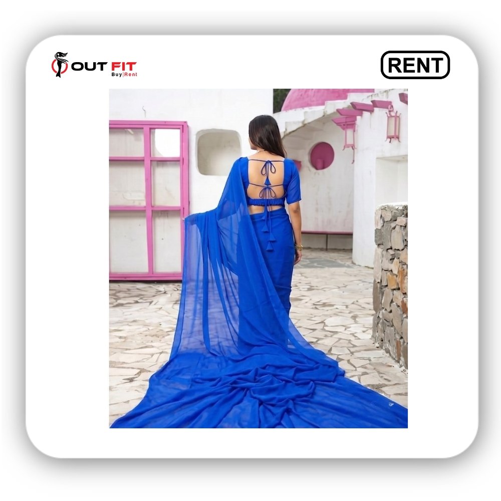 pre wedding long tail blue saree on rent in bangalore (3) pre wedding long tail blue saree on rent in bangalore (3)